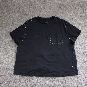 Urban outfitters Black Studded Shirt